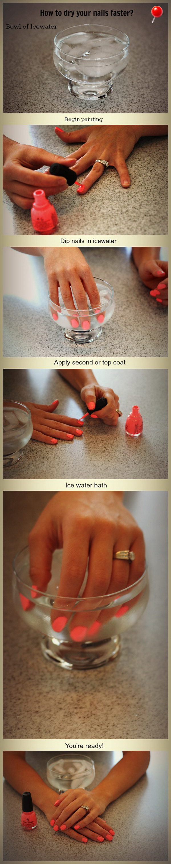 To Dry Your Nail Polish Instantly. 