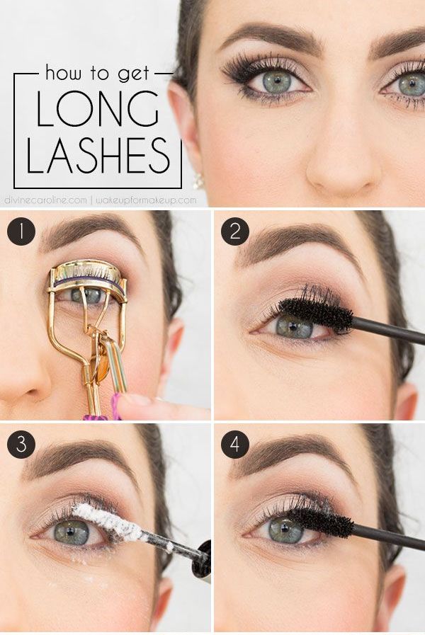 Use Baby Powder To Make Your Eyelashes Look Longer. 