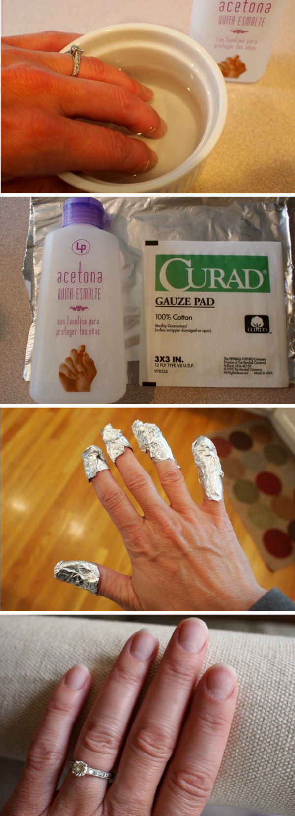 How You Remove a Gel Manicure At Home. 