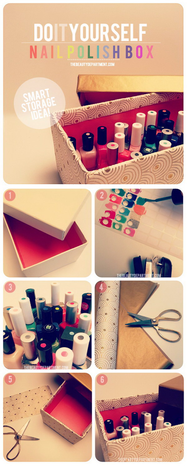 The Smart Way to Store Your Nail Polish. 