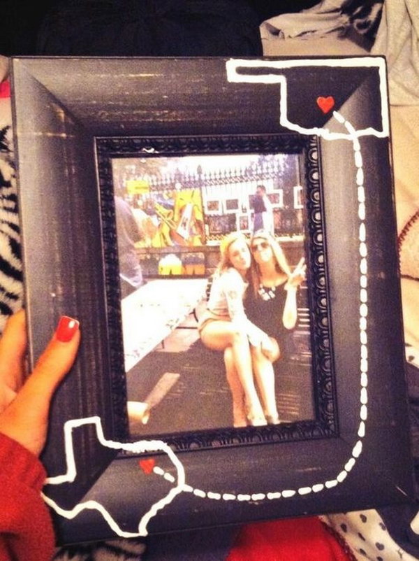Home State DIY Picture Frame. 