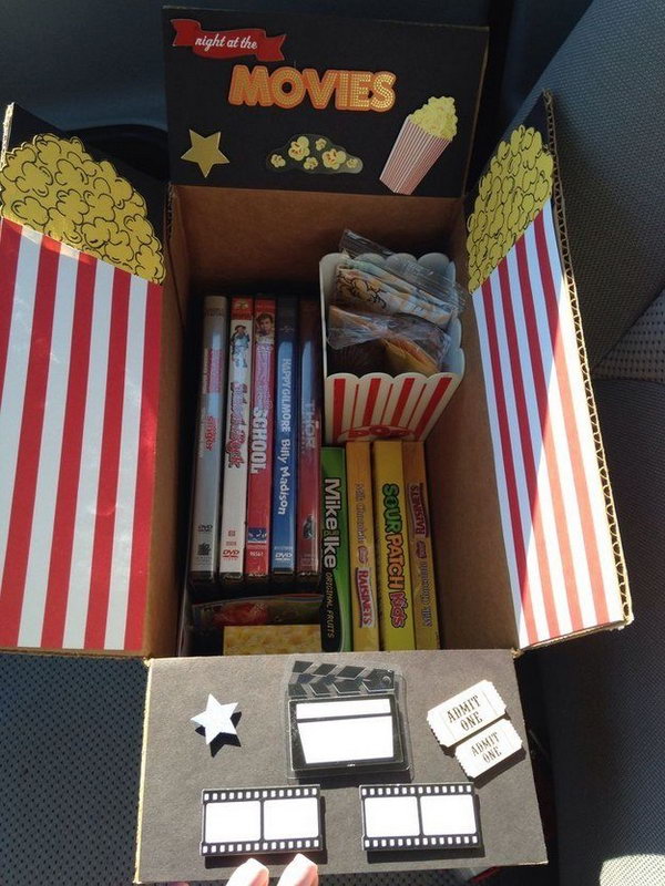Movie Night College Care Package 