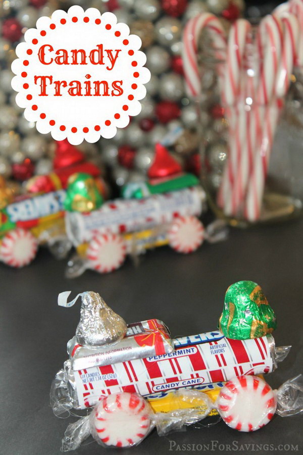 Lifesaver Candy Trains for Kids. 