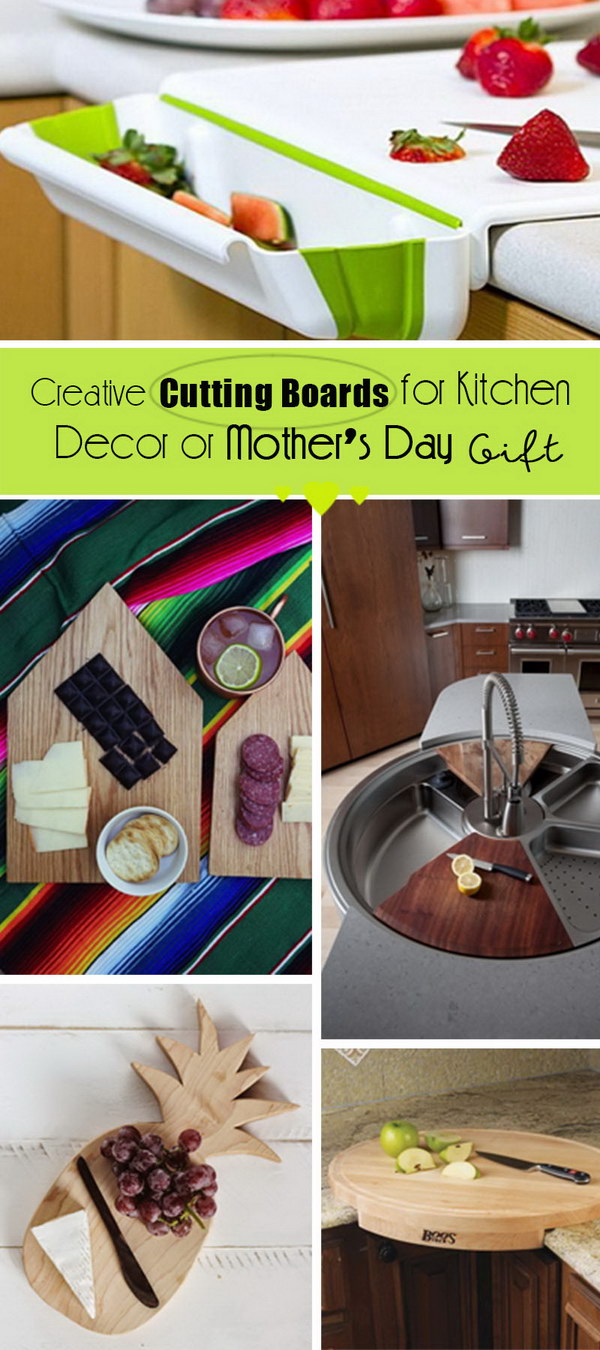 Creative Cutting Boards for Kitchen Decor or Mother's Day Gift! 