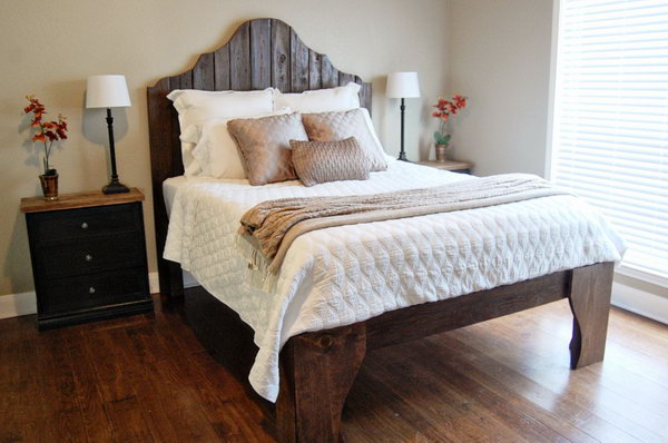 Statement Bed Frame with Fantastic Front Legs. See how 