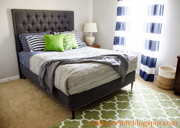 From Box Spring to Platform Bed Frame. Get the tutorial 