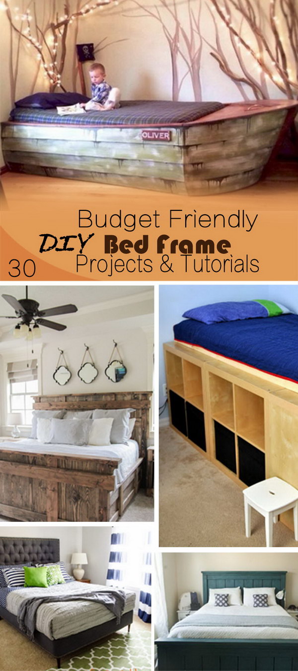Budget Friendly DIY Bed Frame Projects & Tutorials! 