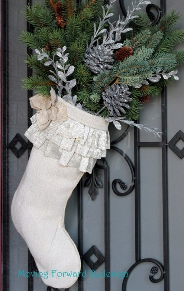 Christmas Door Stockings. 