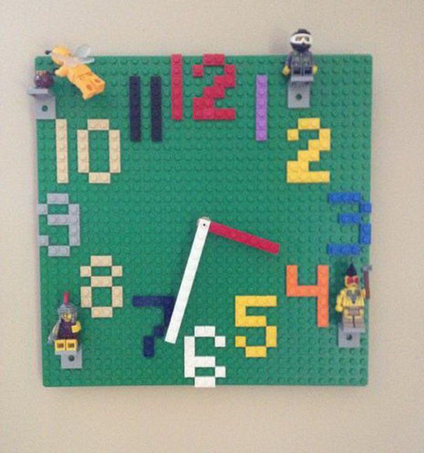Lego Wall Clock. See more 
