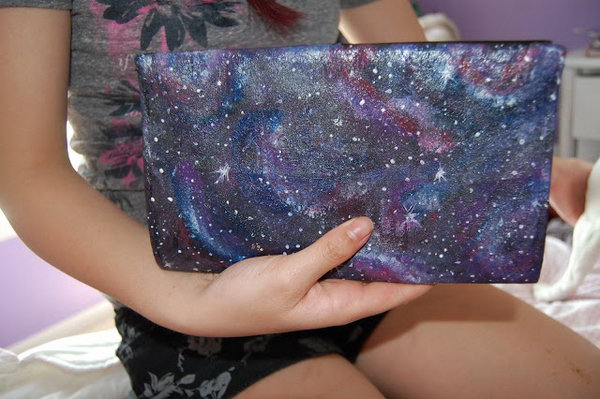 DIY Galaxy Hand Bag. Tutorial 