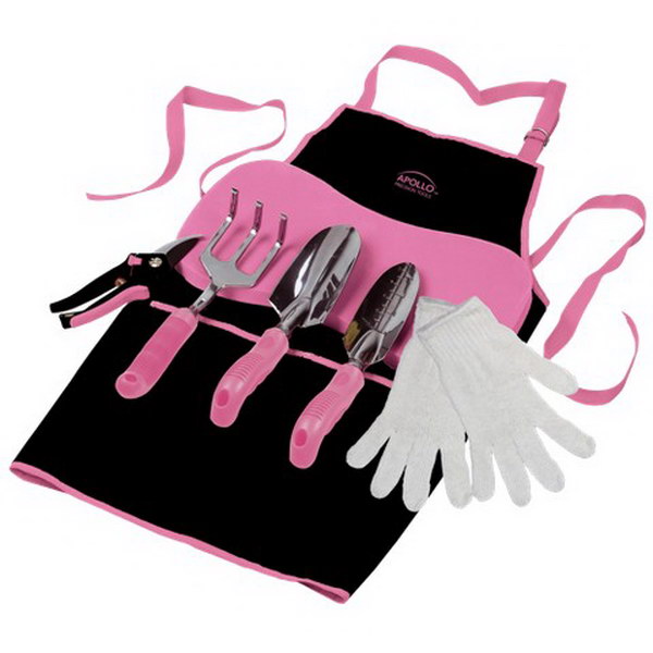 Pink Garden Tool Set. 