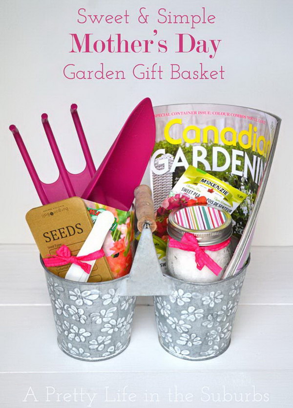 Garden Gift Basket. 