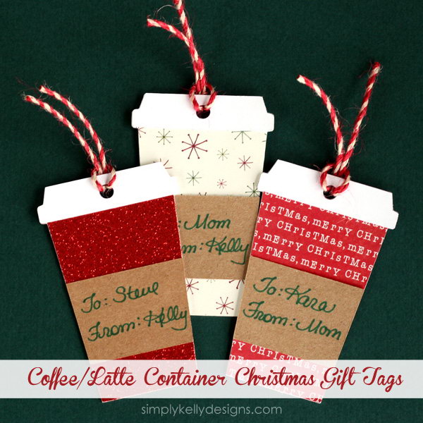 Christmas Gift Tags With Free Cut File. 