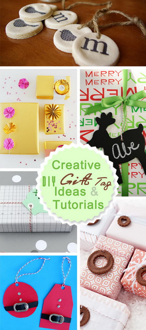 Creative DIY Gift Tag Ideas & Tutorials!