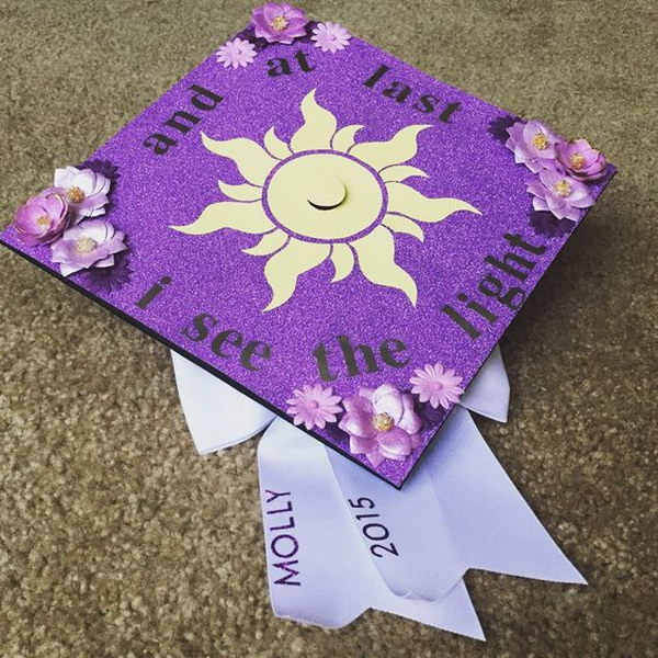 Disney Tangled College Graduation Cap 