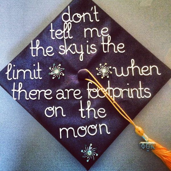 Inspirational Quote For Your Graduation Cap 