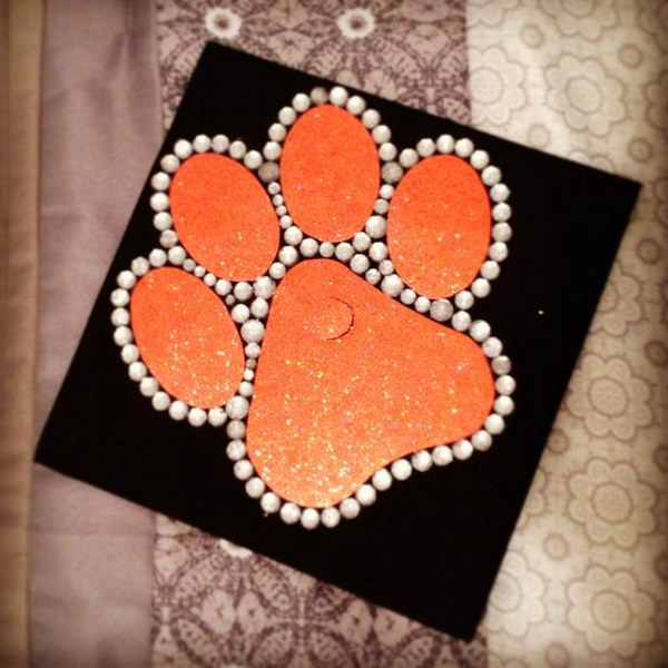 Cute Clemson Graduation Cap 