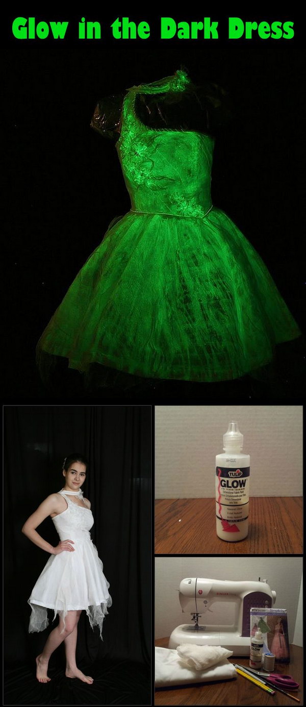 Creative Glow in the Dark Dress 