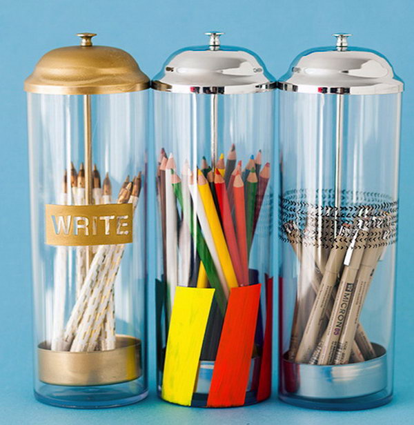 Pop Up Pencil Holders. 