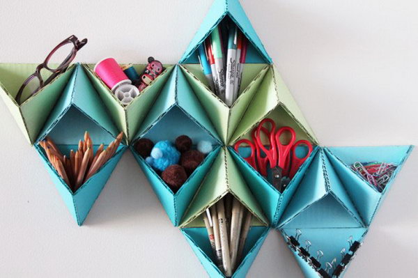 Triangular Wall Storage System 