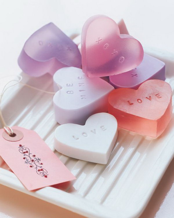 DIY Heart Shaped Soap Tutorial 