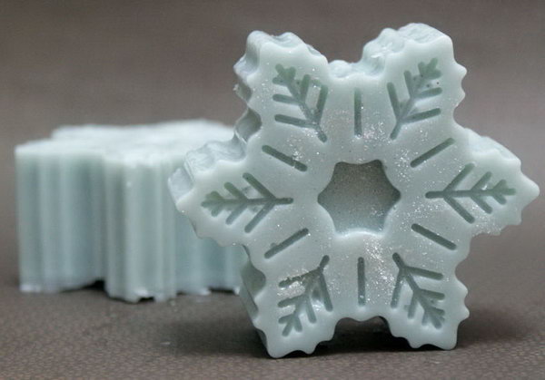 Winter Snowflake Solid Lotion Bar