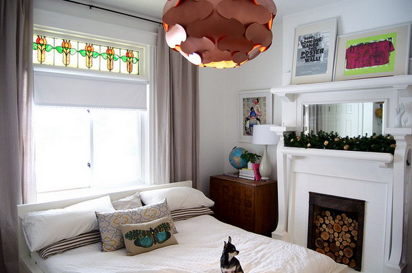 IKEA Fillsta Pendant Lamp Updated with some Copper Spray Paint. Get the instructions 
