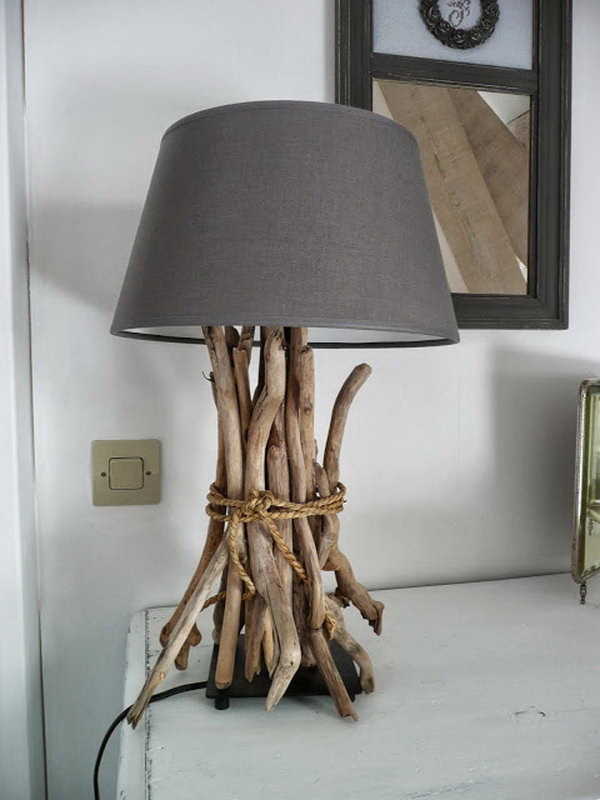 Drift Wood Lamp. Get the instructions 