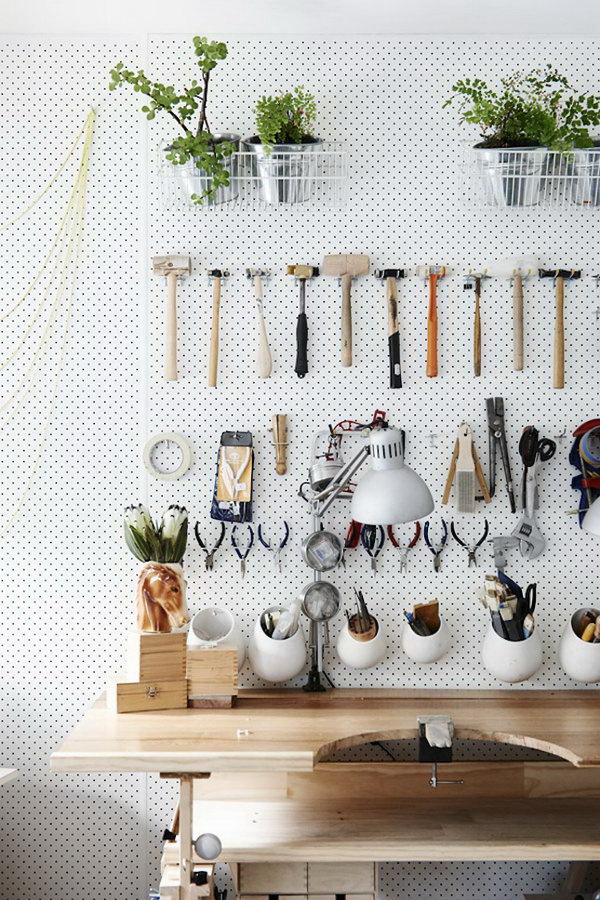 Pegboard Planter. 