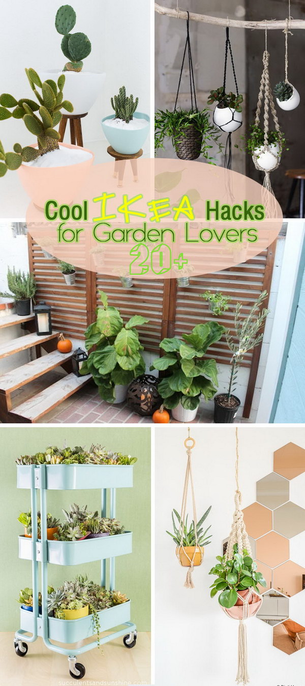 Lots of Cool IKEA Hacks for Garden Lovers!