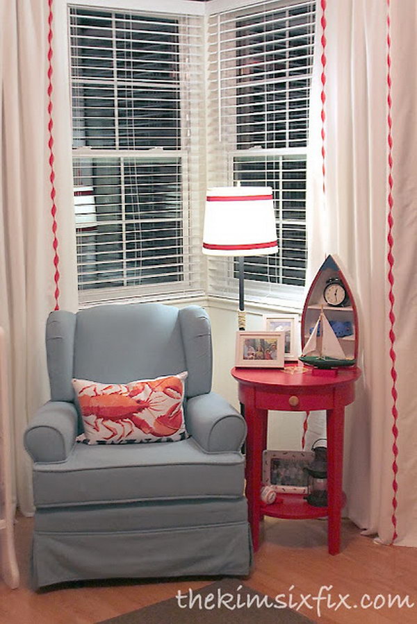 Vertical Accent Stripes Curtains. Get the directions 