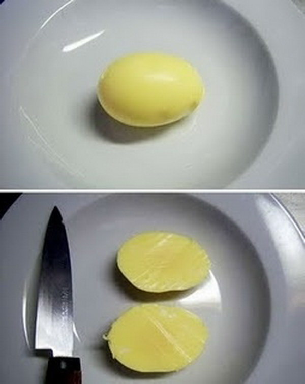 Kitchen Hack for a Golden Egg. 