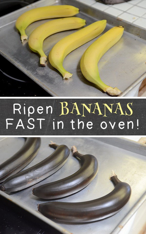 Ripen Bananas Quickly. 