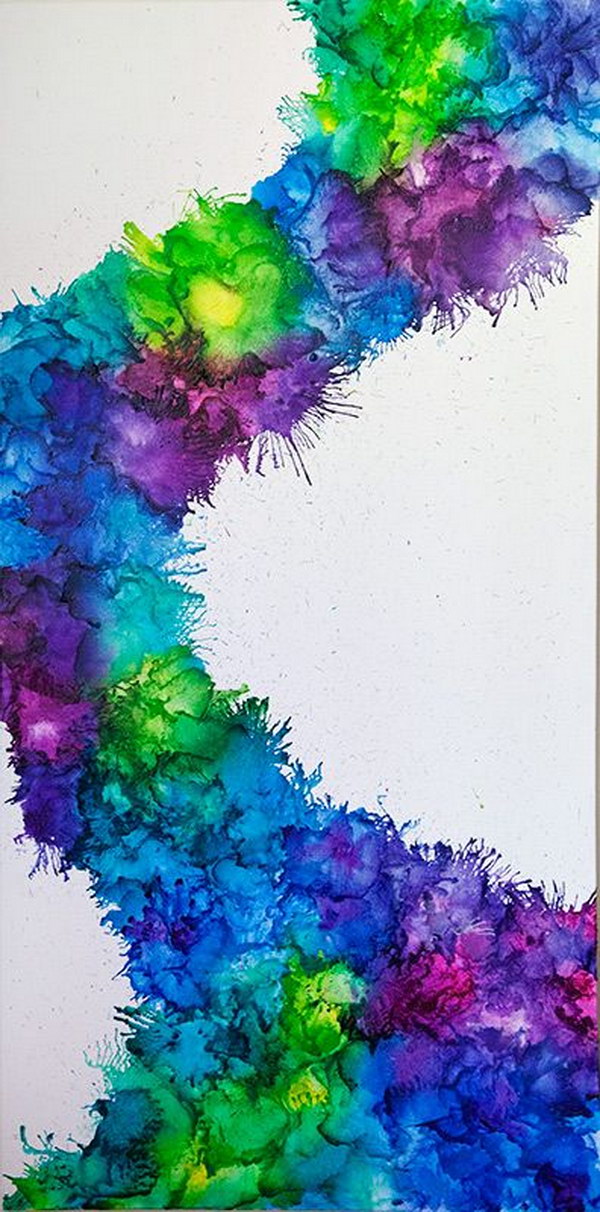 Cool Melted Crayon Art. 