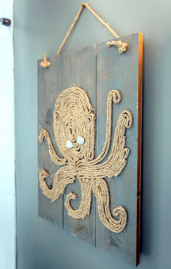 DIY Rope Octopus. 