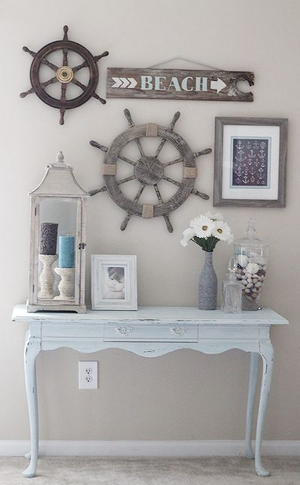 DIY Rustic Look Beach House Decor 