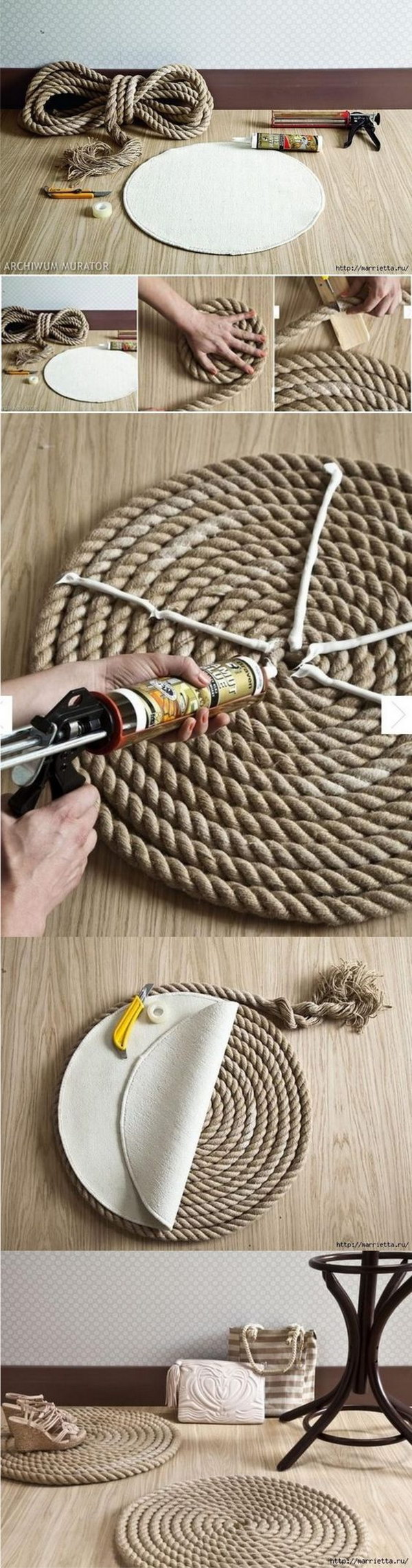 DIY Rope Rug 
