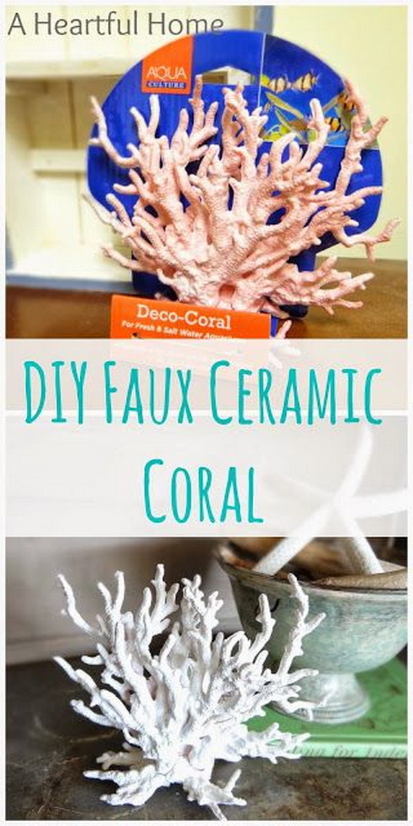 DIY Faux Ceramic Coral 