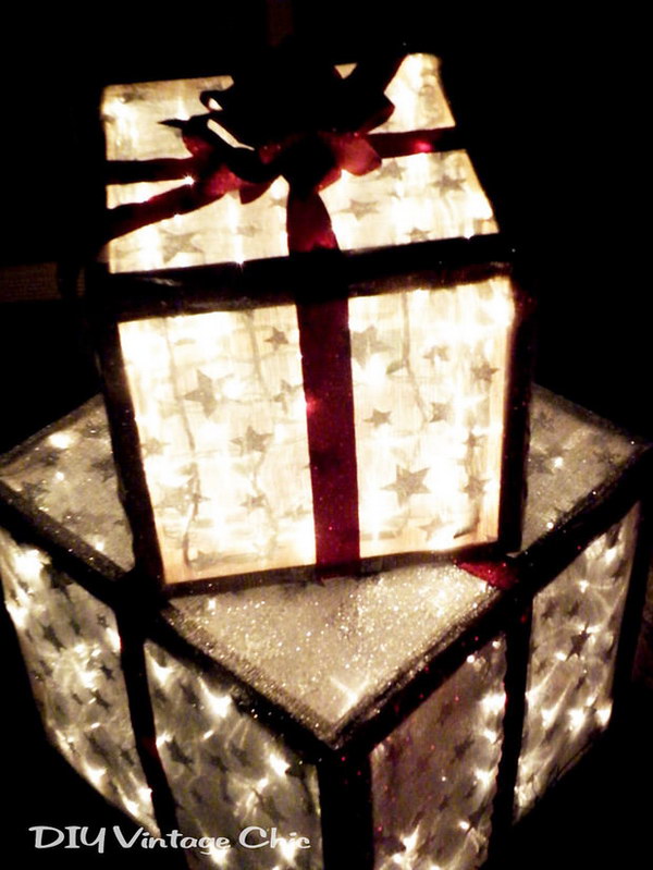 Lighted Christmas Gifts for Outside Decor 