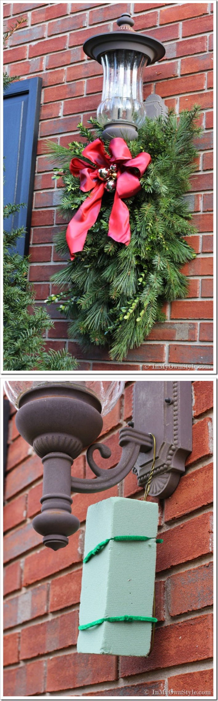 Christmas Porch Light Decoration 