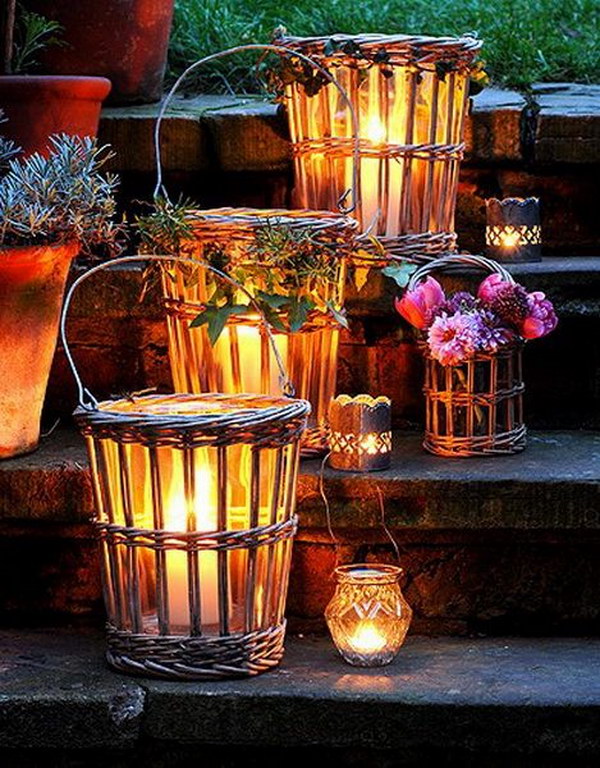 Wicker Lanterns 