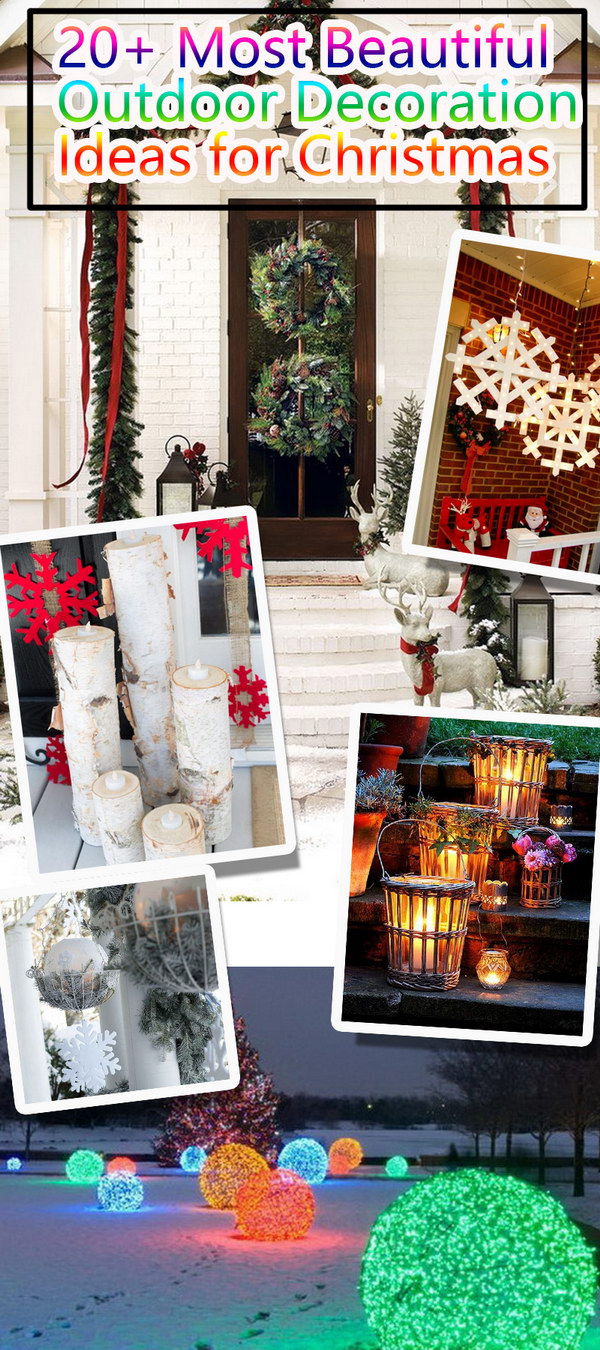 20+ Most Beautiful Outdoor Decoration Ideas for Christmas