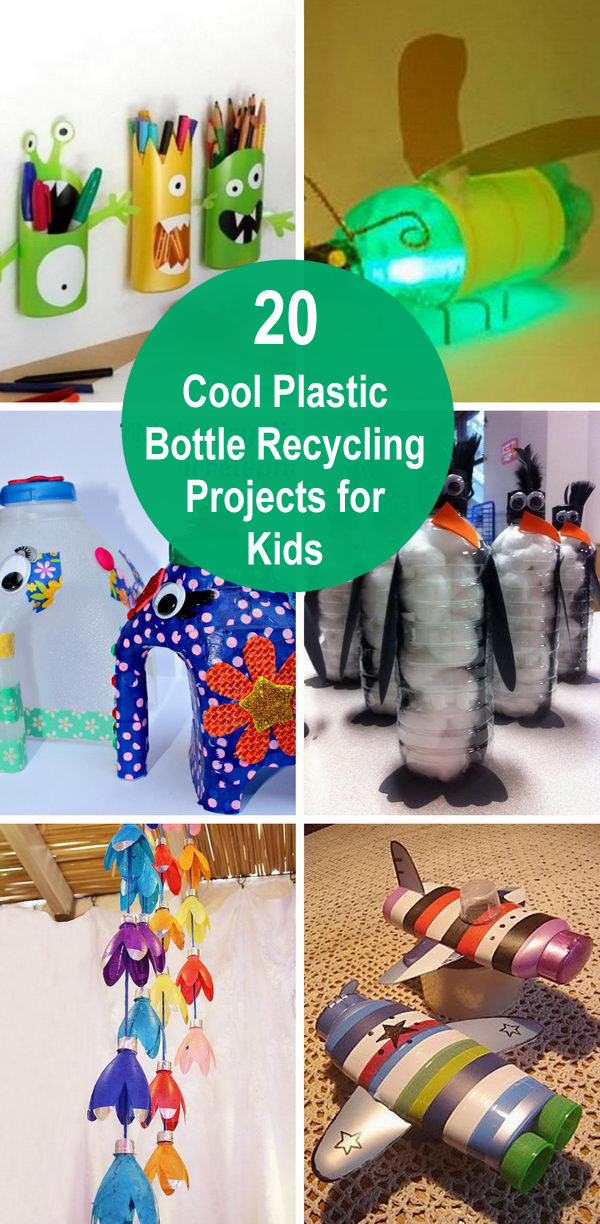 20+ Cool Plastic Bottle Recycling Projects For Kids