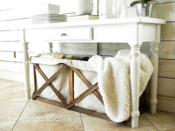 Pottery Barn Inspired Storage Crates 