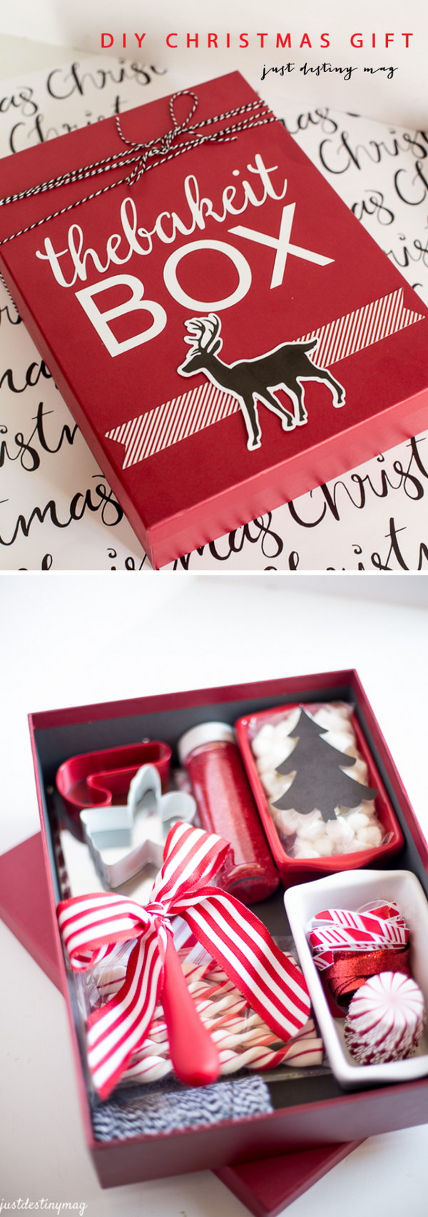 DIY Christmas Gift Box. 