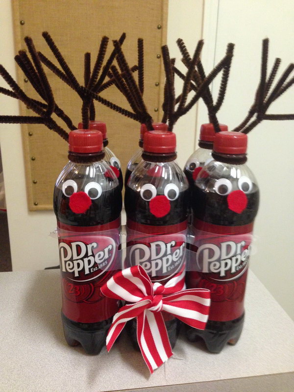 Secret Santa Gift   Dr. Pepper Reindeer. 