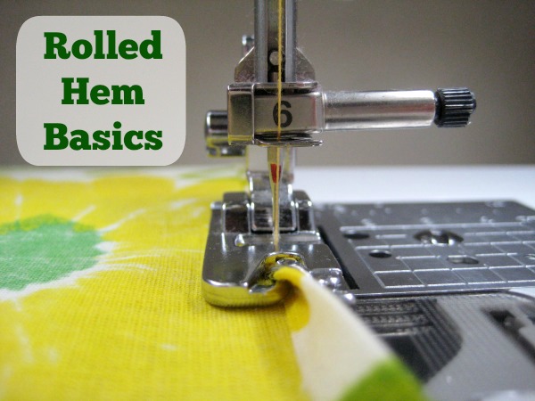 How to make a rolled hem with this trick 