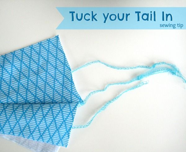 Tuck in your serger tails 