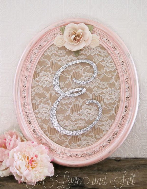 Shabby Chic Nursery Letters 