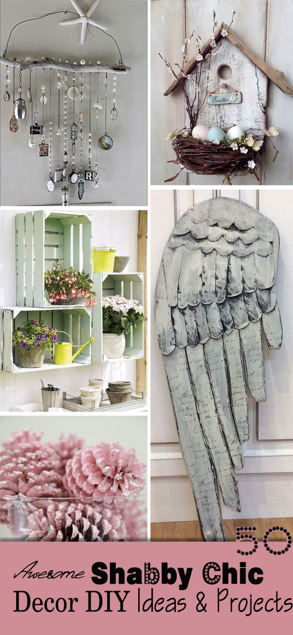 Awesome Shabby Chic Decor DIY Ideas & Projects. 